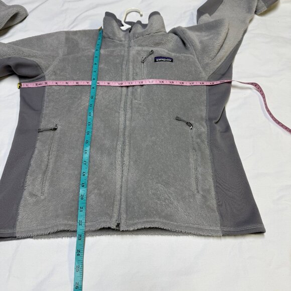Patagonia Women’s R2 Fleece Jacket M Gray Contrast Panels EUC - Picture 7 of 9